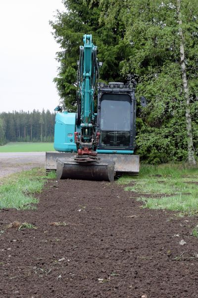 Backhoe Grading in Johnson City