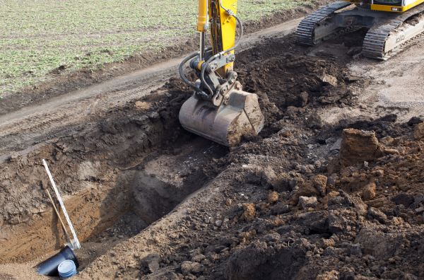 Backhoe Trenching in Johnson City